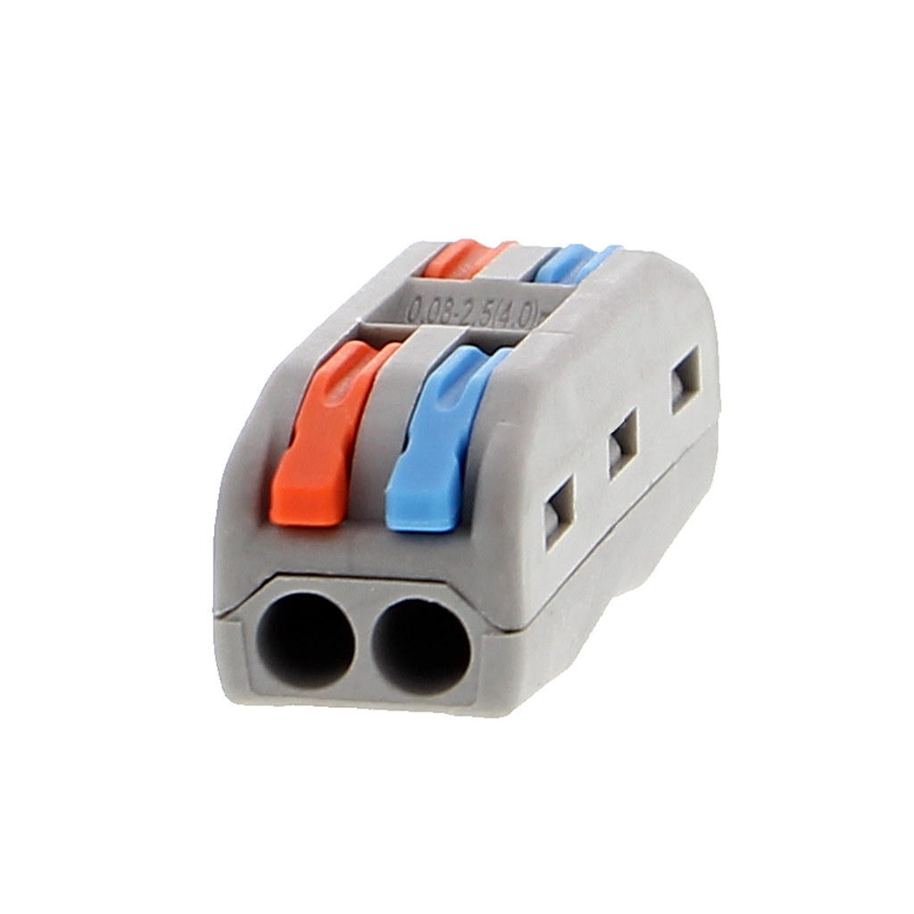 Borne de raccordement - SPL-2P-2P, PCT-2-2, grise
