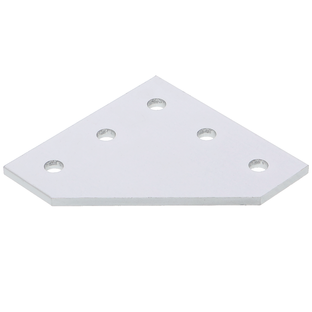 2020 aluminum profile joining plate - 5-hole, 90°, L-shape