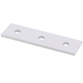 Placa de conexión para perfiles de aluminio 3030, 3 orificios, forma de tira
