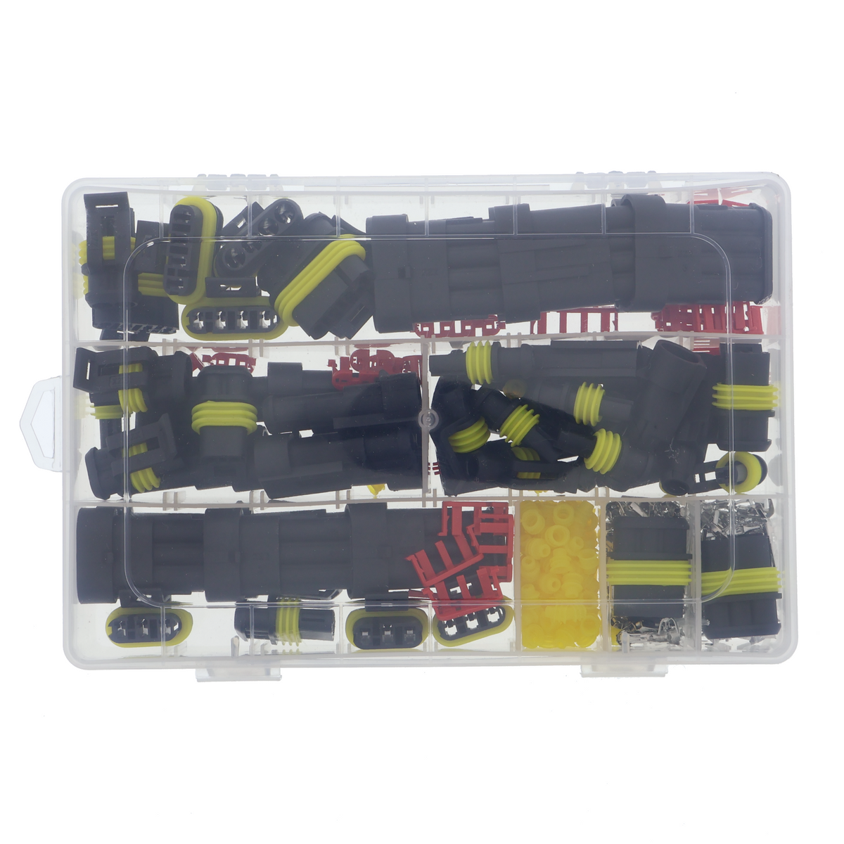Waterdichte stekkerassortiment 1/2/3/4 pins voor auto's, motoren, boten en vrachtwagens