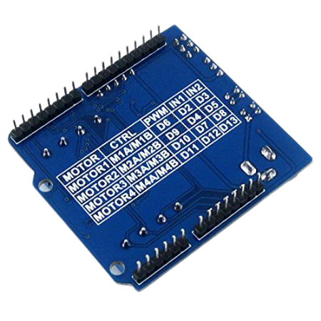 Waveshare L293D Motorshield - 4 DC- oder 2 Schrittmotoren, 600 mA