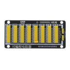 Resistance decade box 0-10 MOhm - 10 rotary switches, adjustable