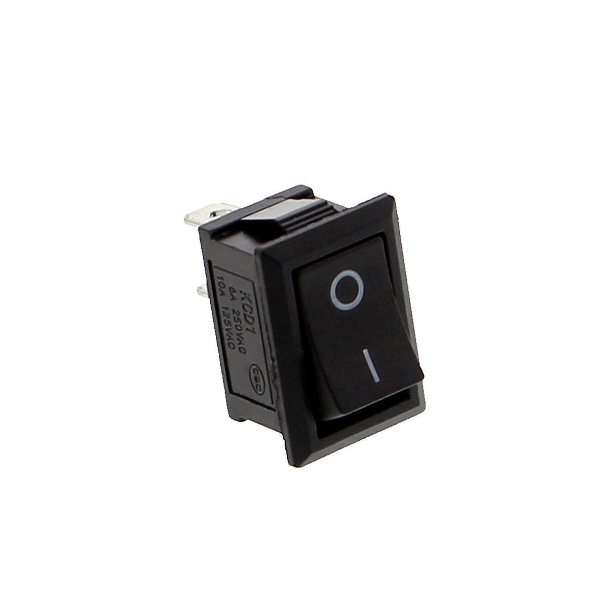 Wippschakelaar - 2-pins, 6A / 125V AC - 3A / 250V AC