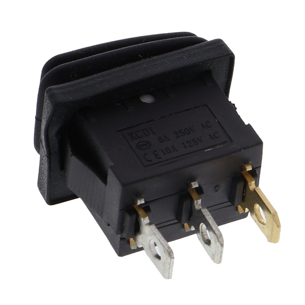KCD-1 Wippschalter - 12 x 18,8 mm, IP67, beleuchtet, 16 A