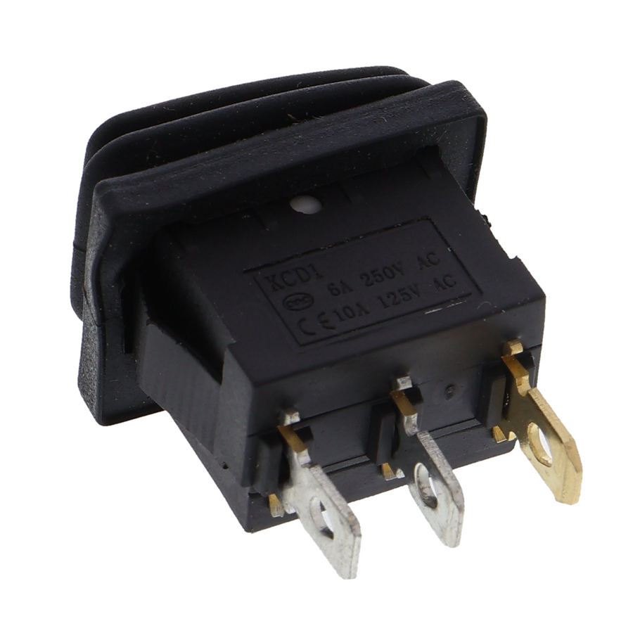 KCD-1 Wippschalter - 12 x 18,8 mm, IP67, beleuchtet, 16 A