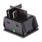 Interruttore a bilanciere KCD-4 - 32*25 mm, illuminato