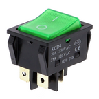 Interruttore a bilanciere KCD-4 - 32*25 mm, illuminato