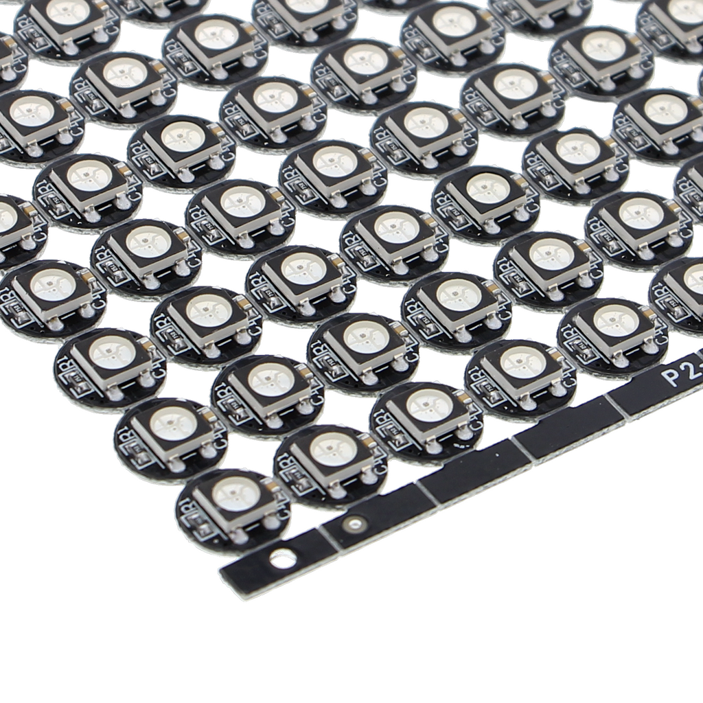 WS2812 RGB-ledmatrix 10x10 - 100 afzonderlijk scheidbare pixels, 5 V