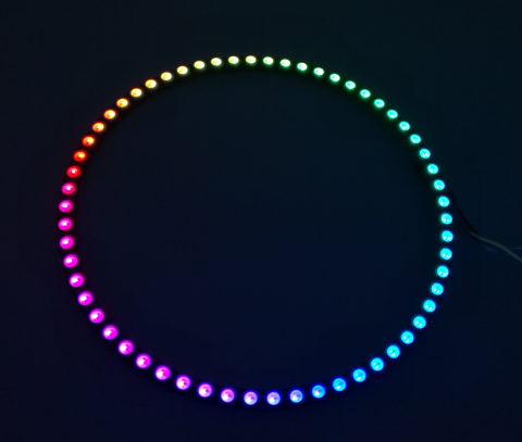 Runder LED-Ring mit WS2812-LEDs, auch NeoPixel genannt