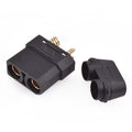 XT90H-F high-current connector - socket with solder tab, cover, 90 A