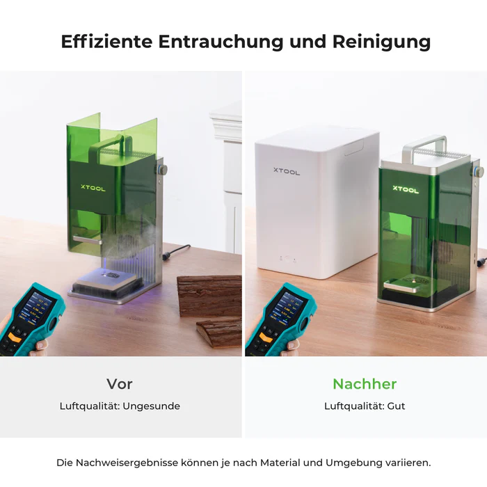 xTool-desktopluchtreiniger voor M1 Ultra /F1