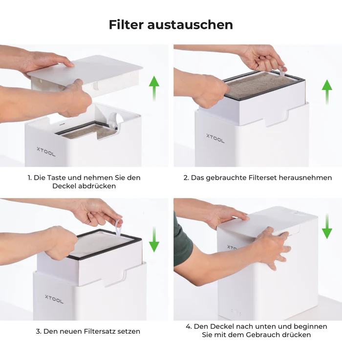 xTool-desktopluchtreiniger voor M1 Ultra /F1