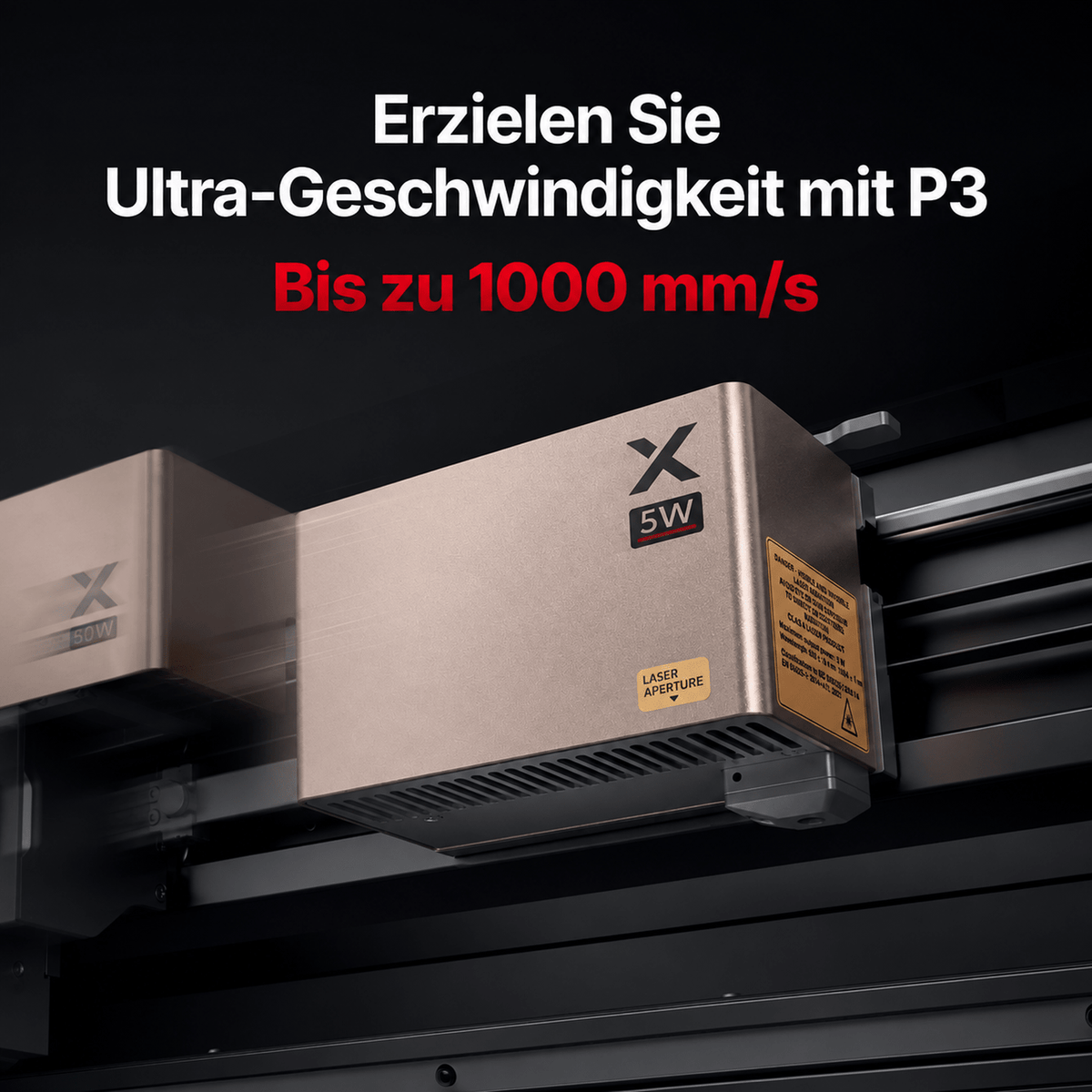 XTool IR-Lasermodul für P3 - 5 W, 1064 nm - F26211421 - Funduino