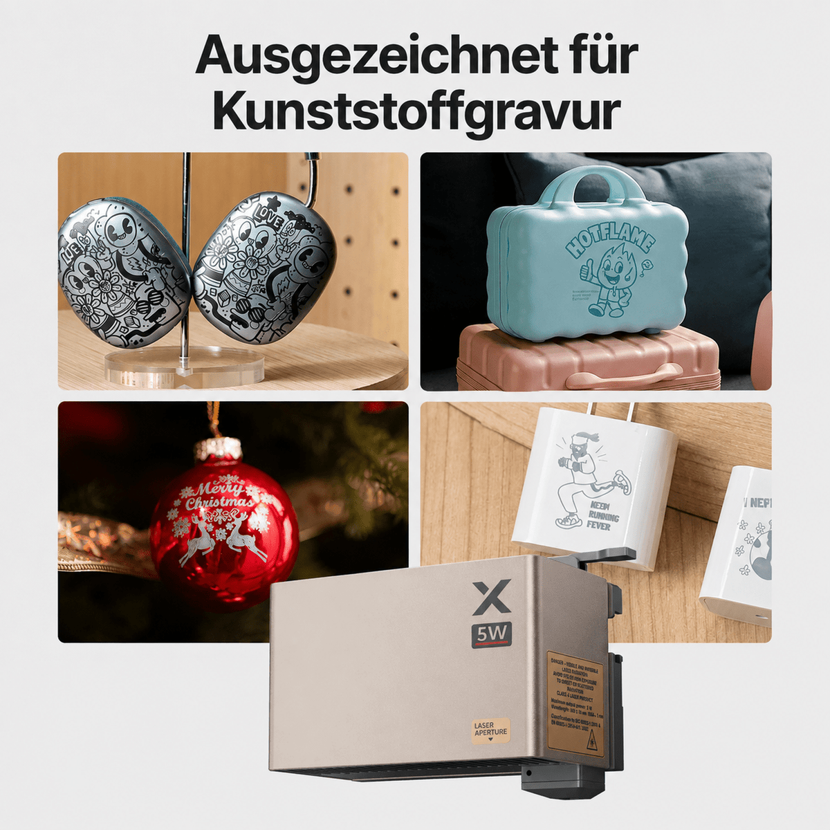 XTool IR-Lasermodul für P3 - 5 W, 1064 nm - F26211421 - Funduino