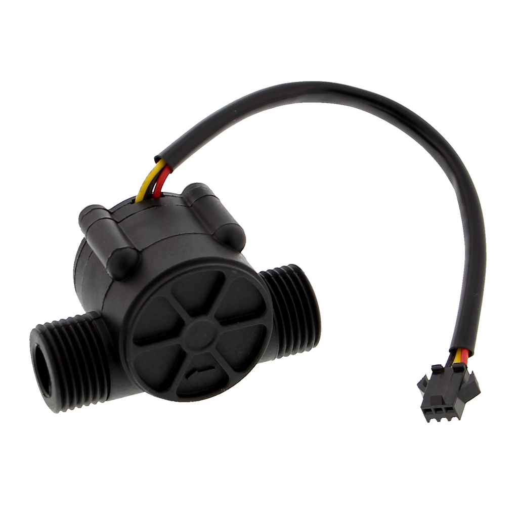 Sensor de agua/flujo YF-S201 - 1-30L/Min, G1/2, efecto Hall