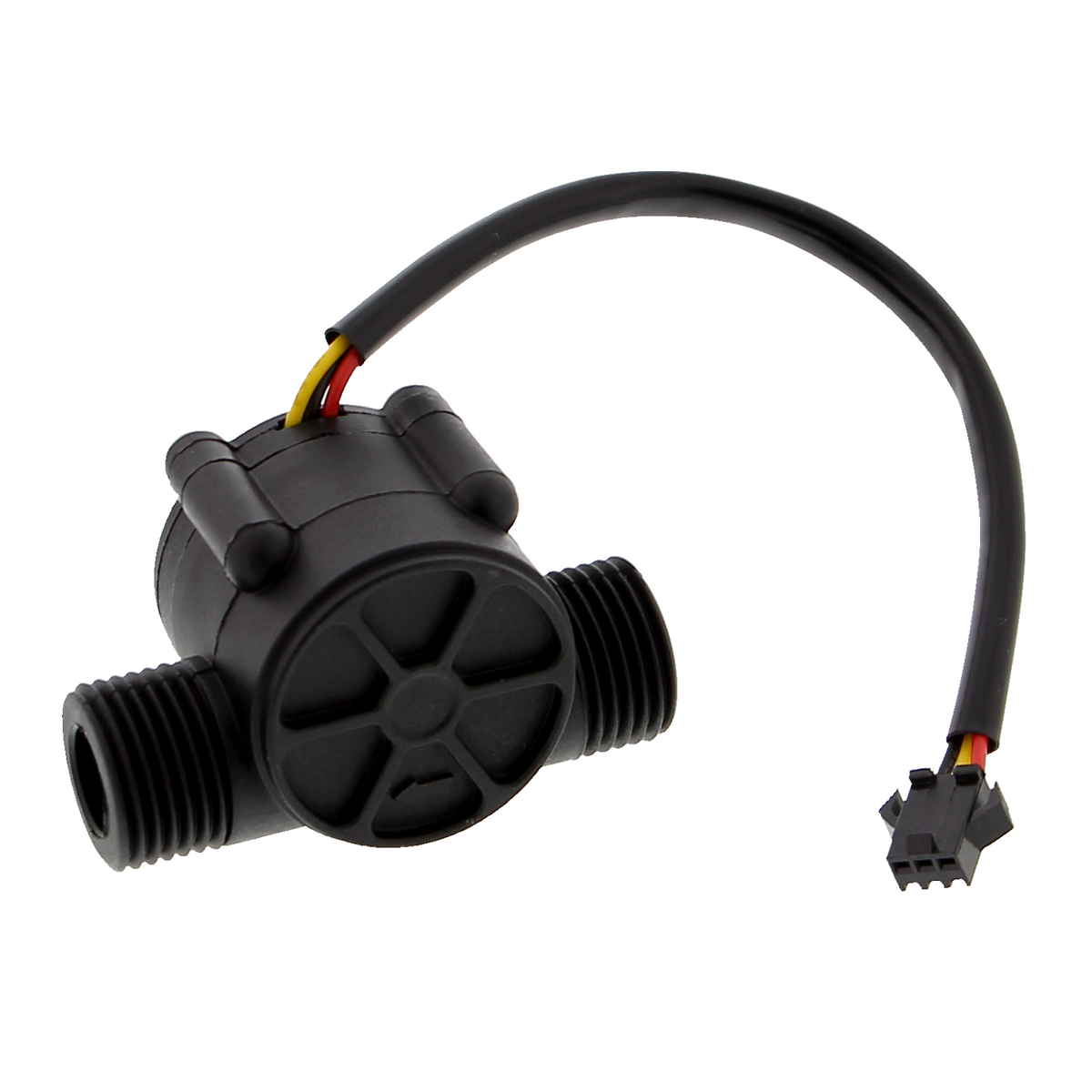 Sensor de agua/flujo YF-S201 - 1-30L/Min, G1/2, efecto Hall