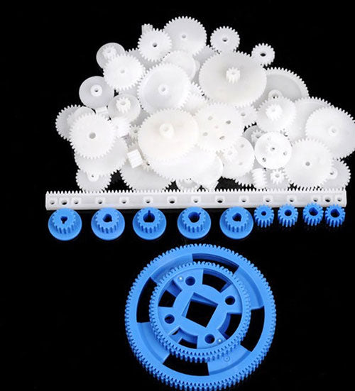 Zahnradset mit Riemenscheiben - 69 Teile für Motoren