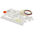 Kit de engranajes para motores - poleas, módulo de 0,5 mm, orificio Ø 2 mm
